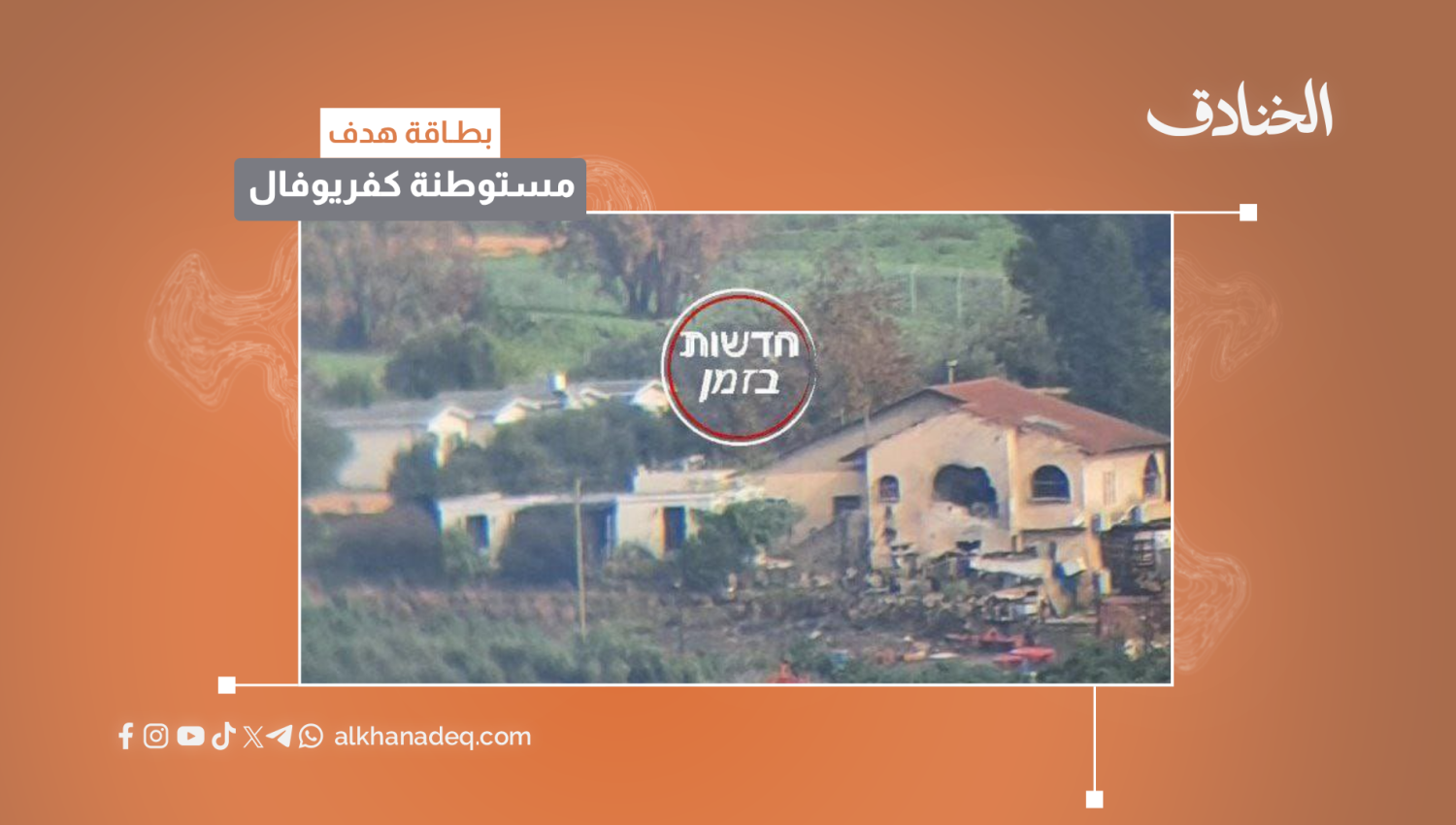 بطاقة هدف: مستوطنة كفر يوفال