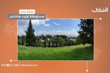 بطاقة هدف: مستوطنة ايليت هاشاحر